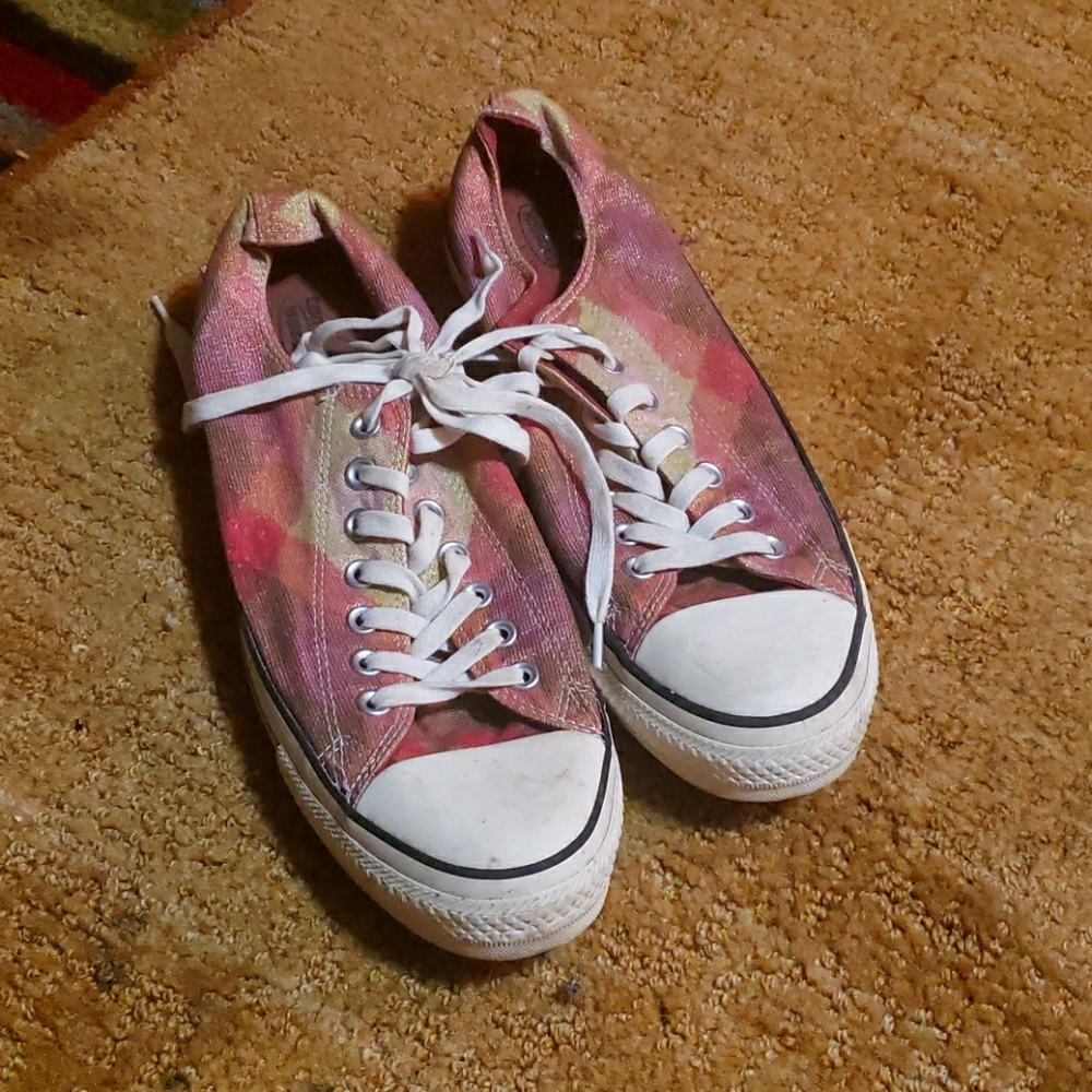 Shiny Tyedye Converse